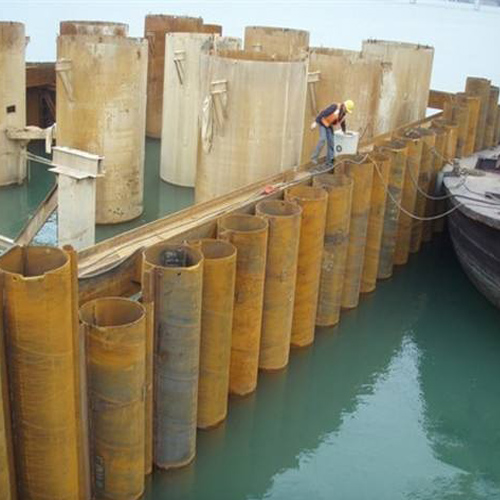 邢台钢护筒现场安装